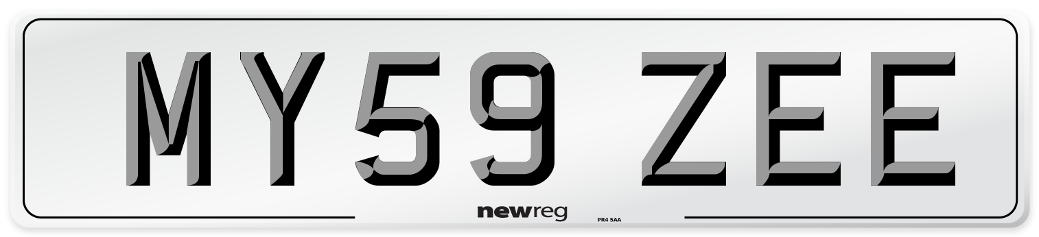 MY59 ZEE Number Plate from New Reg